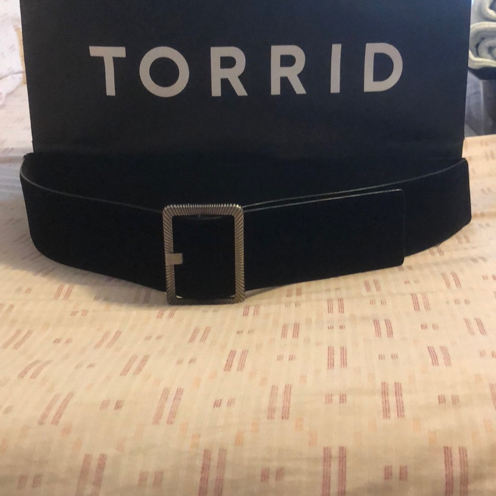 Torrid velvet stretch belt